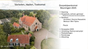 Dorpsbijeenkomst op 13 oktober 2025